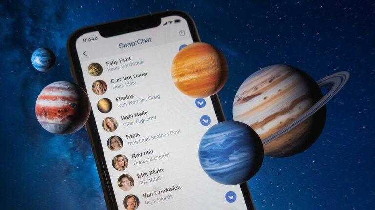 what do the planets mean on snapchat