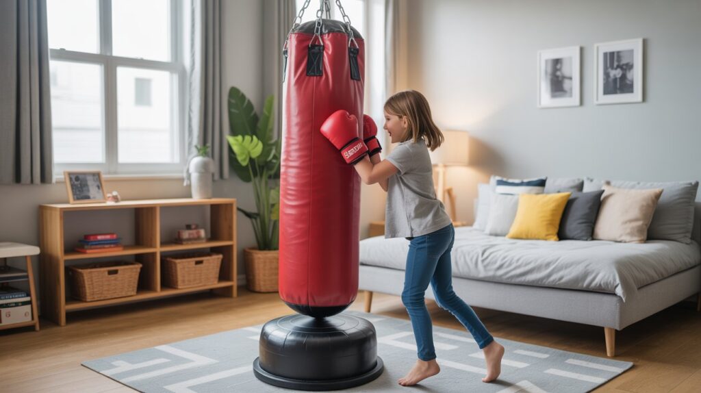punching bag w stand