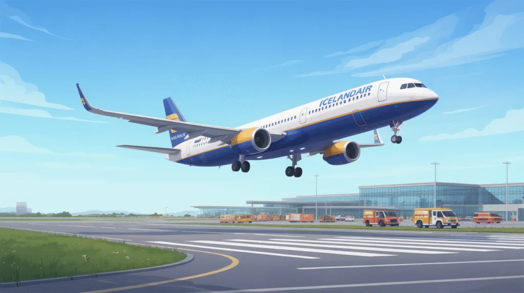 icelandair emergency landing manchester