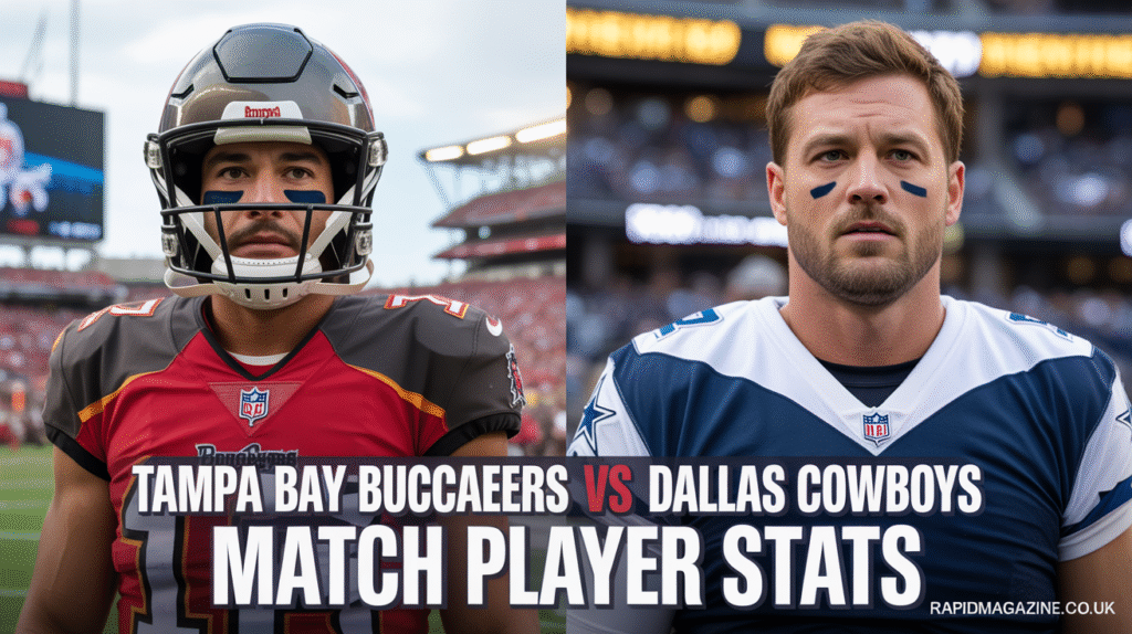 Tampa Bay Buccaneers vs Dallas Cowboys Match Player Stats