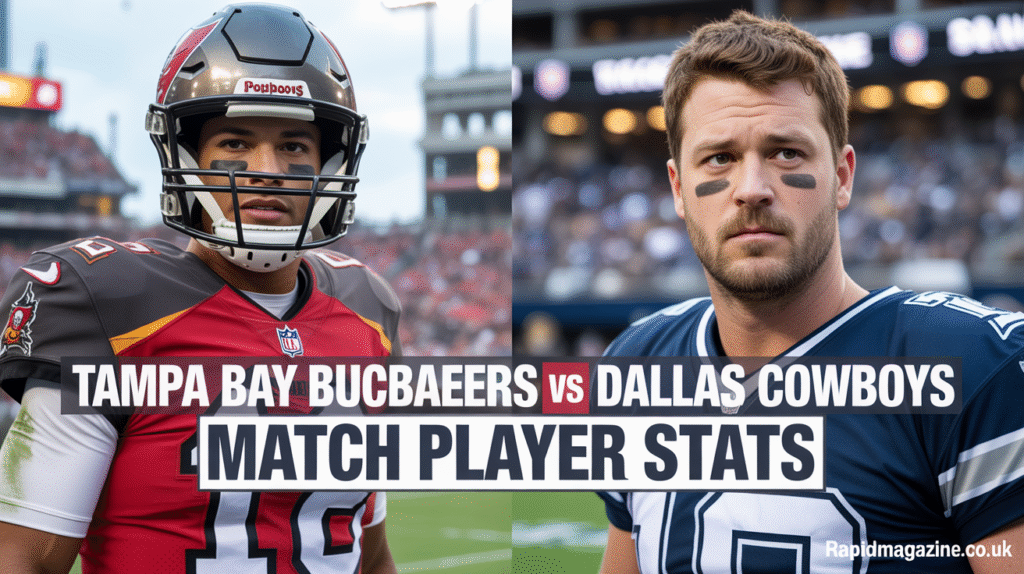 Tampa Bay Buccaneers vs Dallas Cowboys Match Player Stats