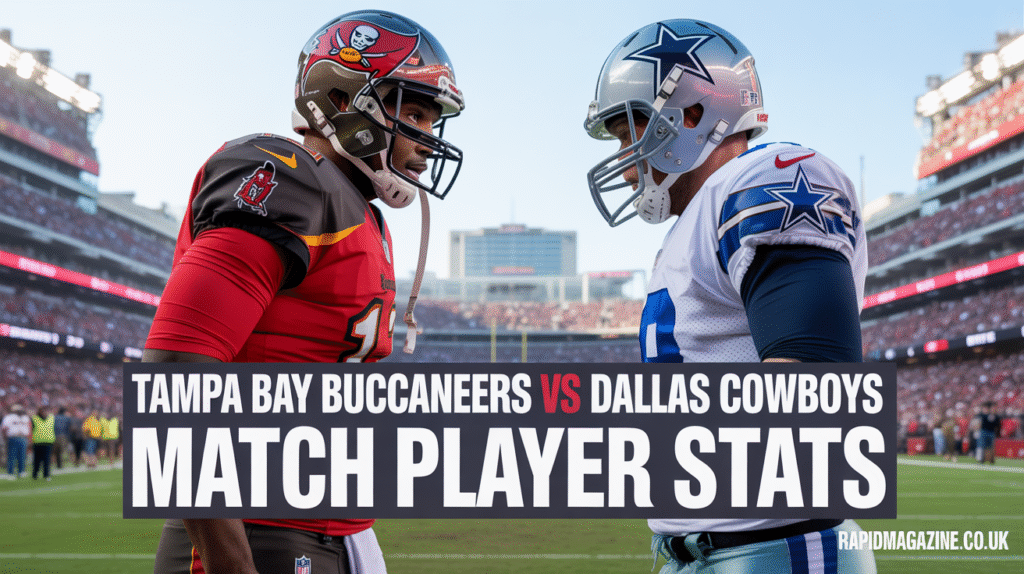 Tampa Bay Buccaneers vs Dallas Cowboys Match Player Stats