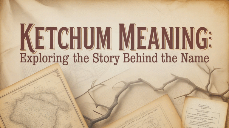 Ketchum Meaning