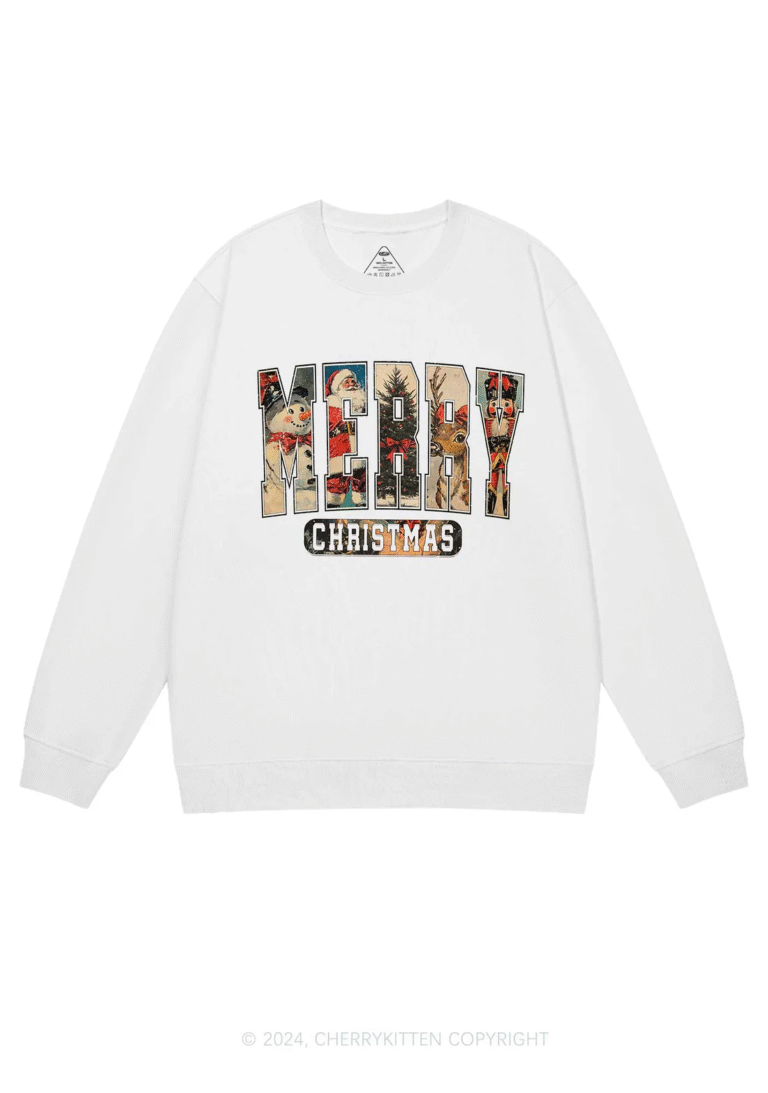 Cute Y2K Christmas Sweatshirts at Cherrykitten for Holiday Vibes
