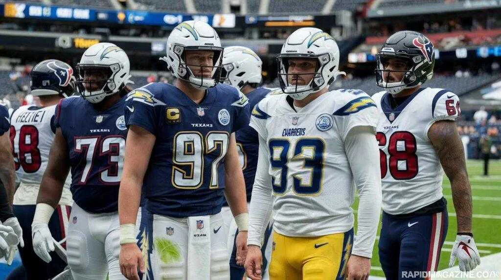 chargers vs texans match player stats