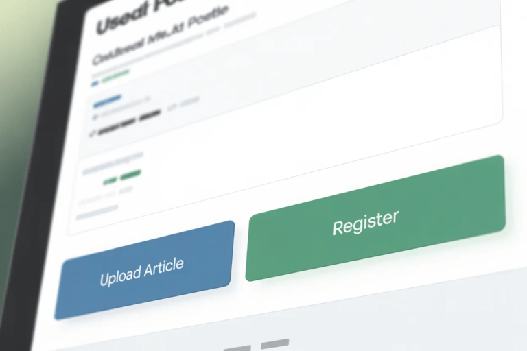 Uploadarticle Register