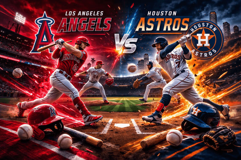 Los Angeles Angels vs Houston Astros Match Player Stats