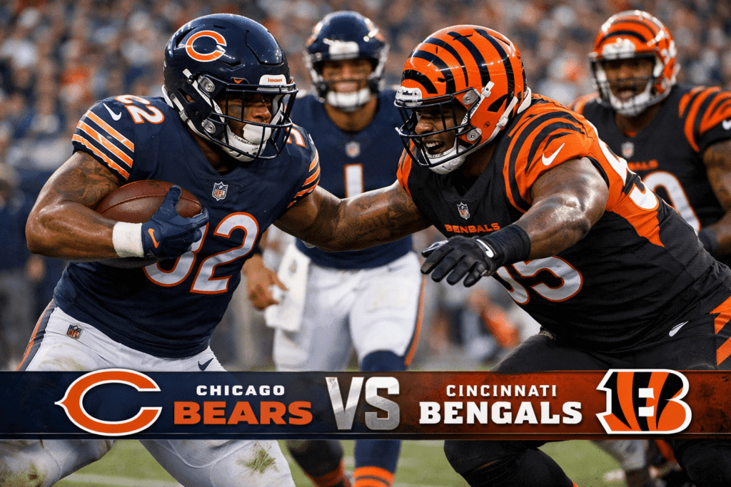 chicago bears vs bengals match player stats