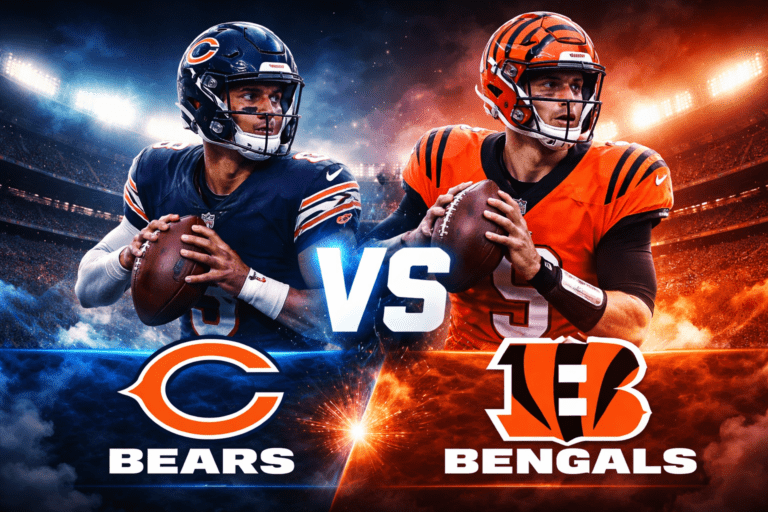 chicago bears vs bengals match player stats
