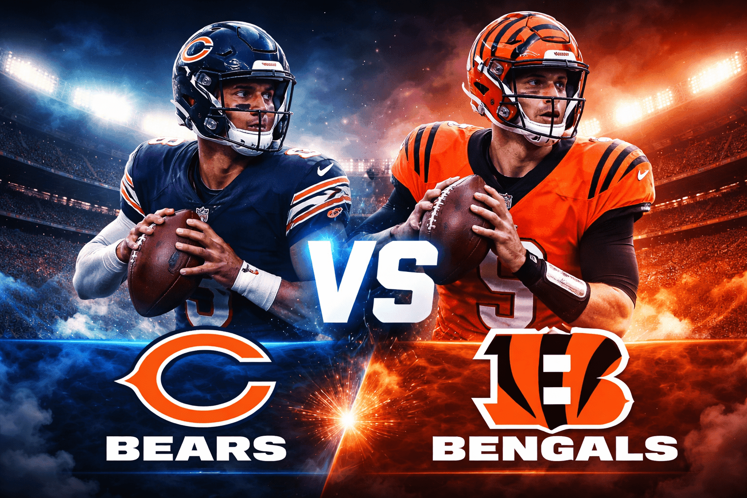 chicago bears vs bengals match player stats