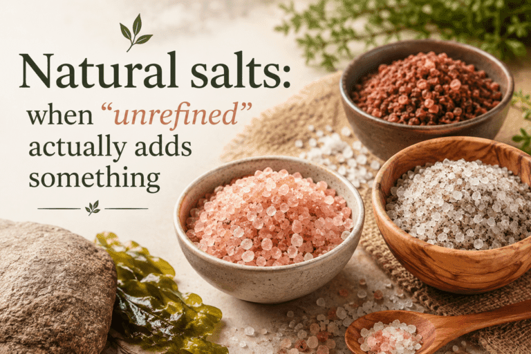 Natural salts