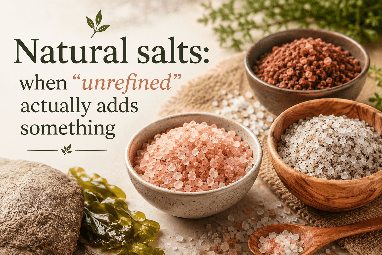 Natural salts