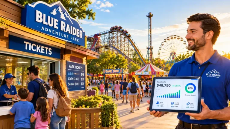 How Does Blue Raider Adventure Park Accounting Increase Daily Profit?