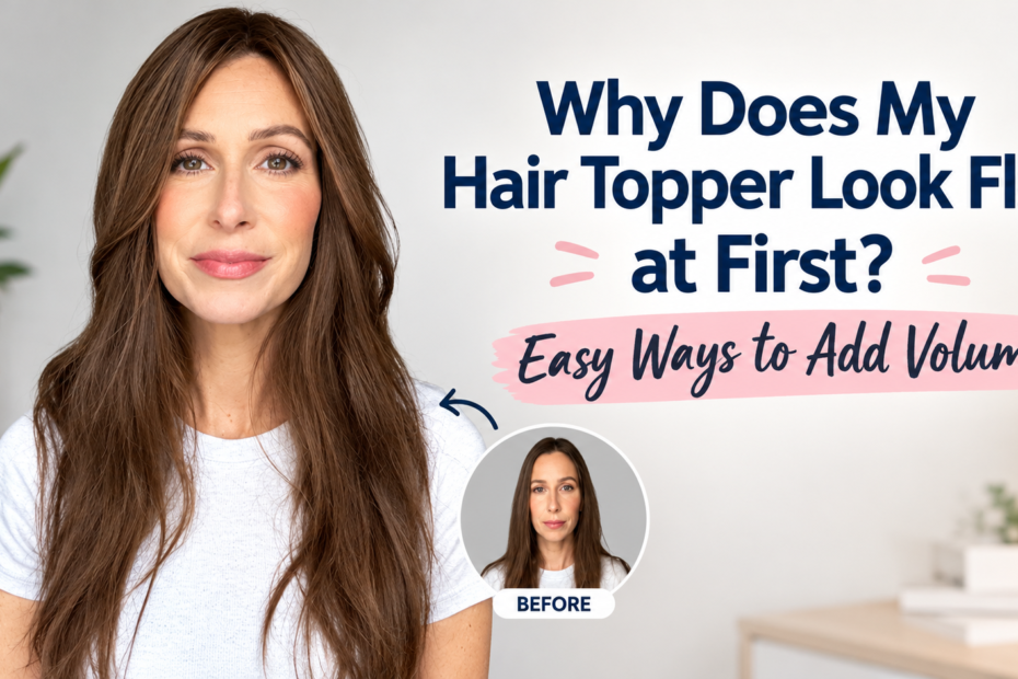 Why Does My Hair Topper Look Flat at First? Easy Ways to Add Volume